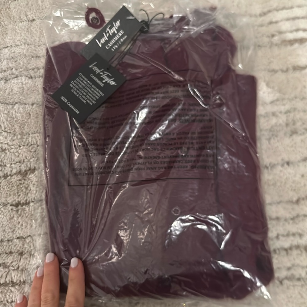 Lord and Taylor cashmere cardigan